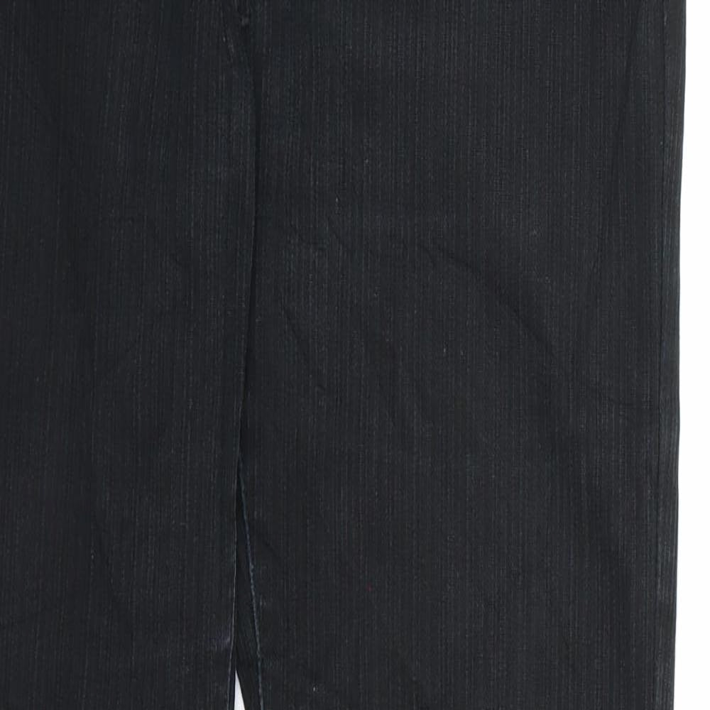 Womens UK Size  Sunbird Regular Fit Straight Black Jeans