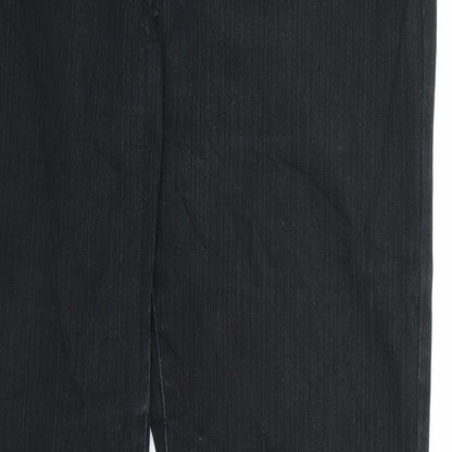 Womens UK Size  Sunbird Regular Fit Straight Black Jeans
