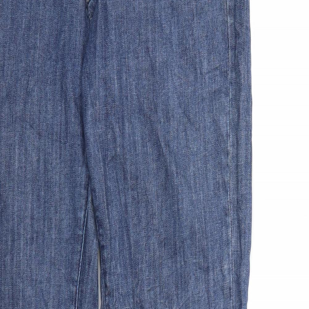Preworn Womens Blue  Denim Flared Jeans  L30 in