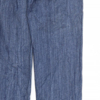 Preworn Womens Blue  Denim Flared Jeans  L30 in