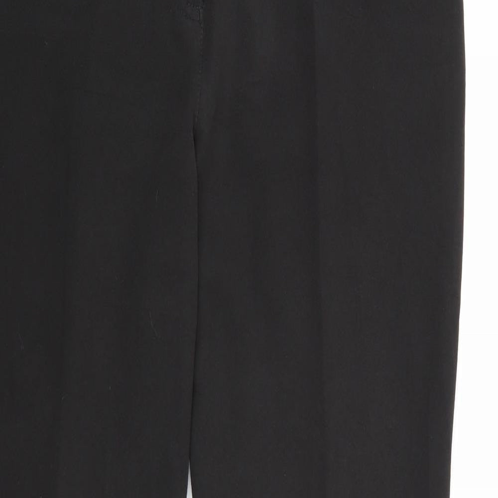 Yessica Womens Black  Rayon Dress Pants Trousers  L30 in