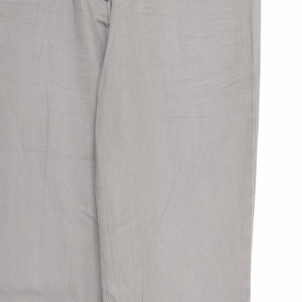 Gina Benotti Womens Grey  Denim Straight Jeans Size 10 L30 in