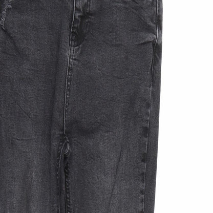 New Look Womens Black  Denim Skinny Jeans Size 8 L24 in