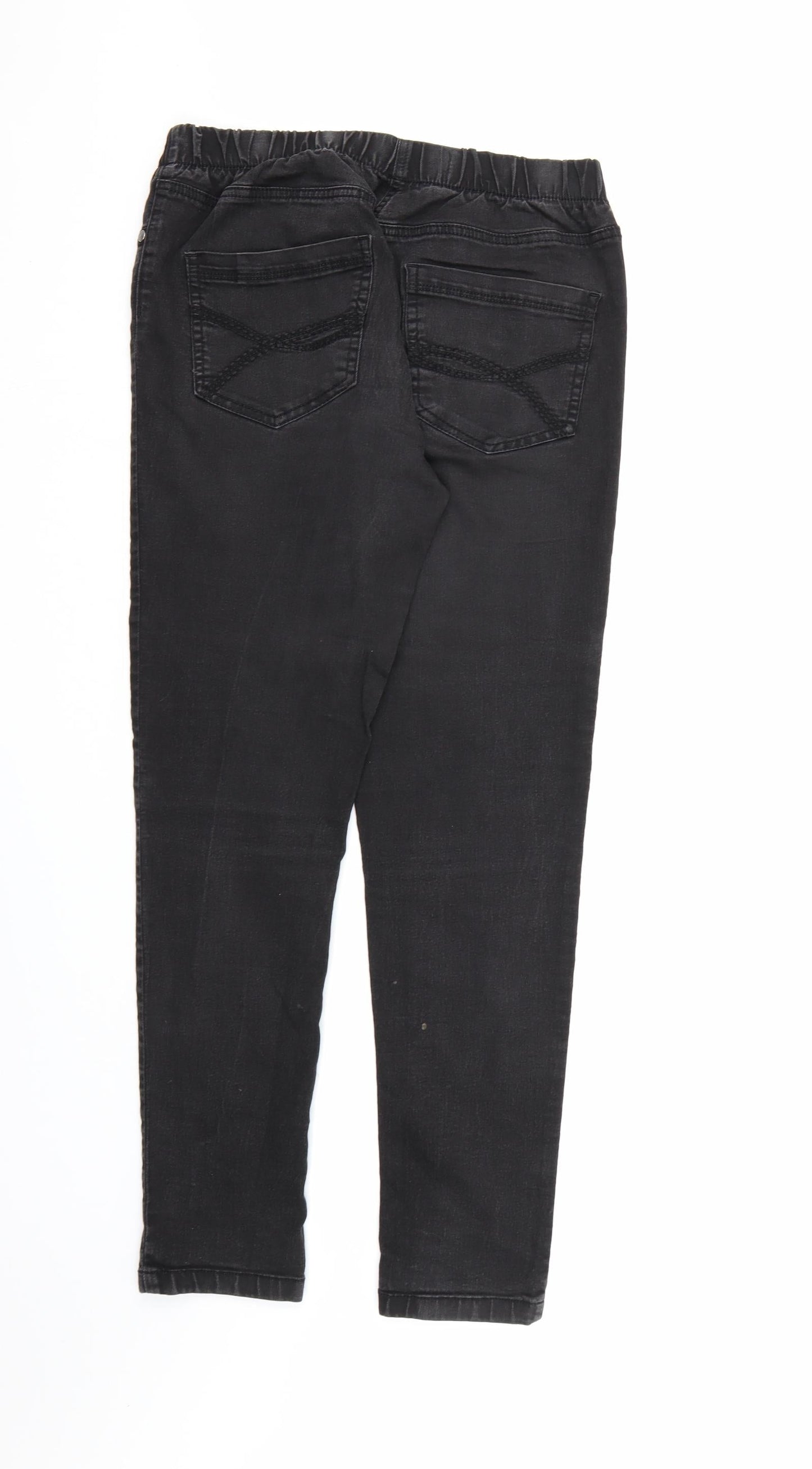 Womens UK Size  Preworn Regular Fit Jegging Black Jeans