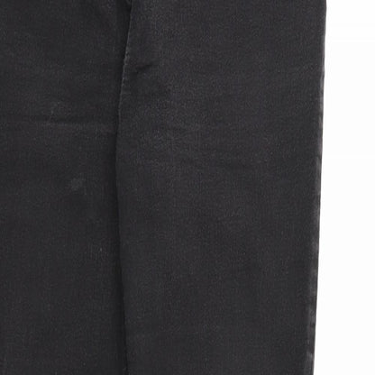 Womens UK Size  Preworn Regular Fit Jegging Black Jeans