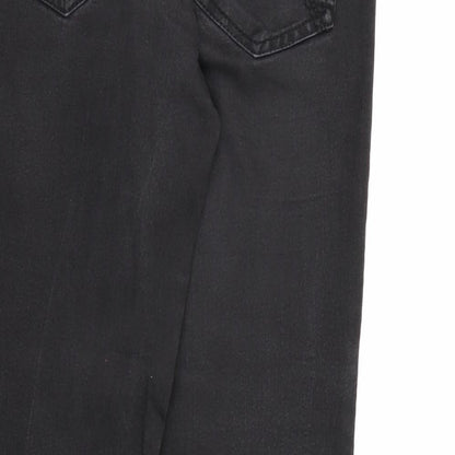Womens UK Size  Preworn Regular Fit Jegging Black Jeans