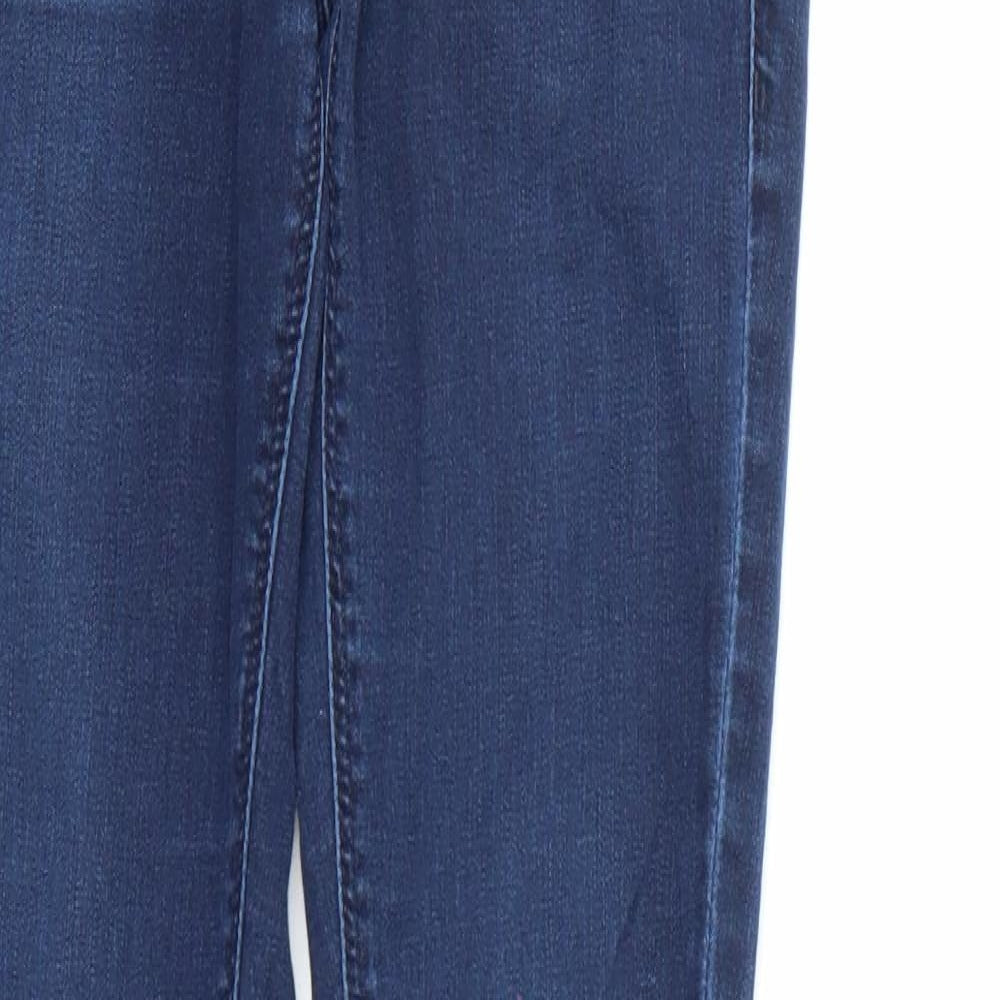 Topshop Womens Blue  Denim Skinny Jeans  L32 in