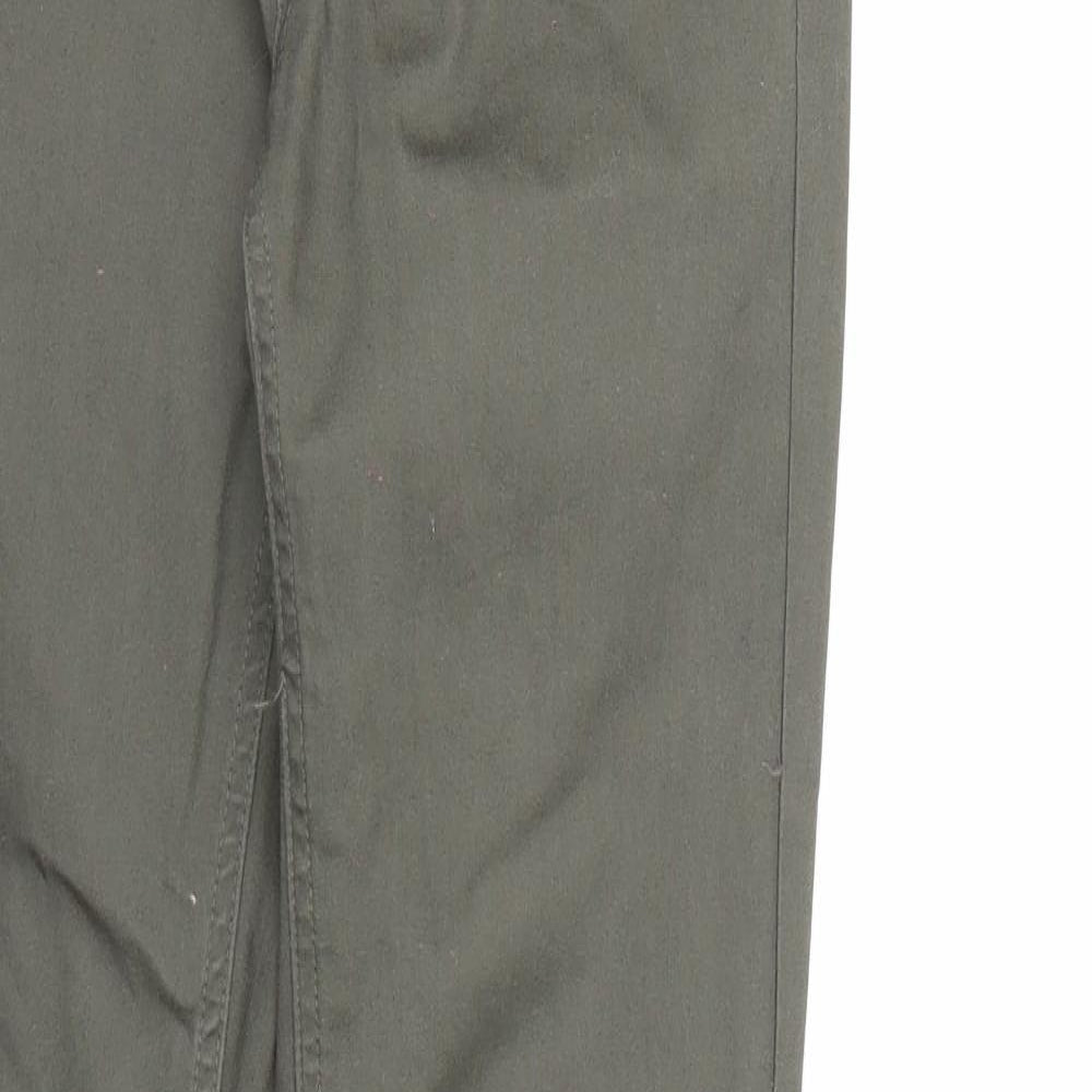 Womens UK Size 10 H&M Regular Fit Skinny Green Jeans