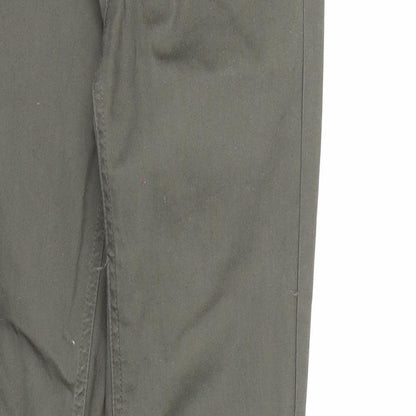 Womens UK Size 10 H&M Regular Fit Skinny Green Jeans