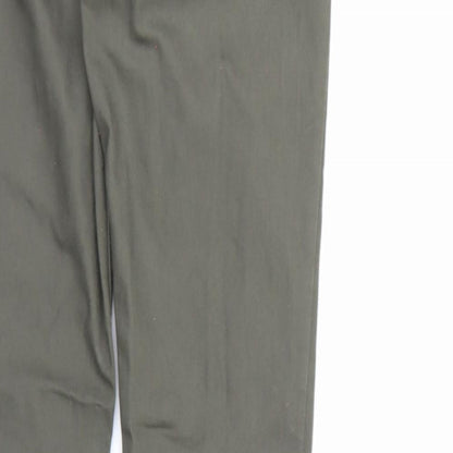 Womens UK Size 10 H&M Regular Fit Skinny Green Jeans