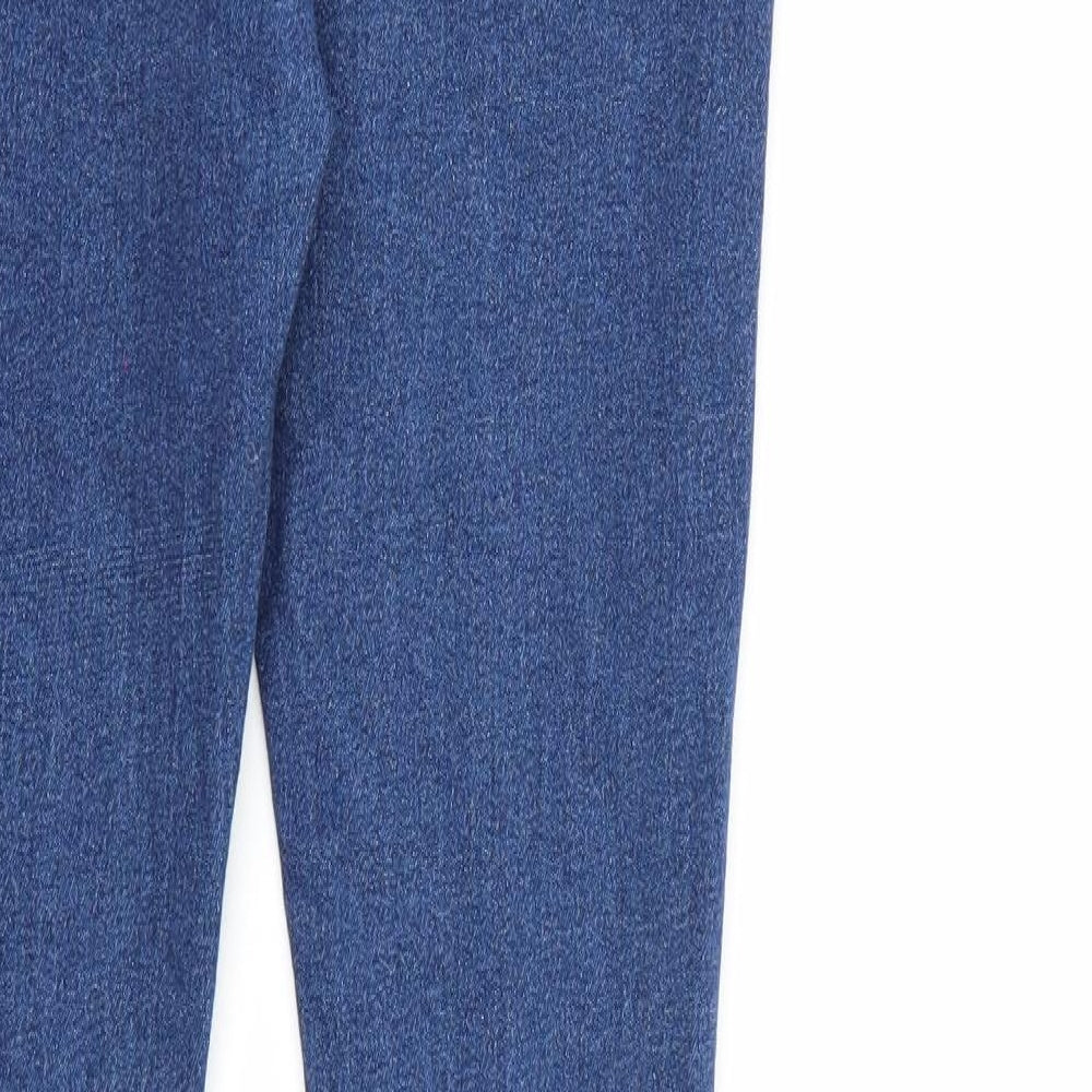 Boohoo Womens Blue  Denim Skinny Jeans Size 12 L32 in