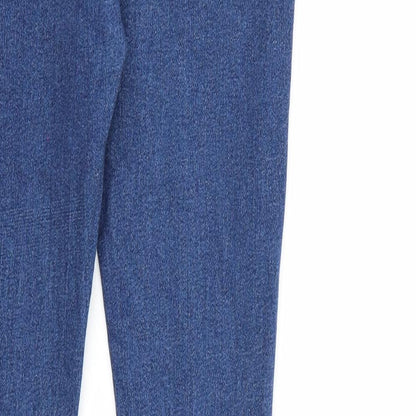 Boohoo Womens Blue  Denim Skinny Jeans Size 12 L32 in