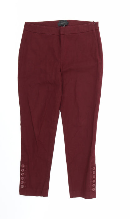 Womens UK Size 6 Talbots Regular Fit  Purple Trousers