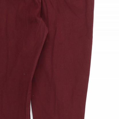 Womens UK Size 6 Talbots Regular Fit  Purple Trousers