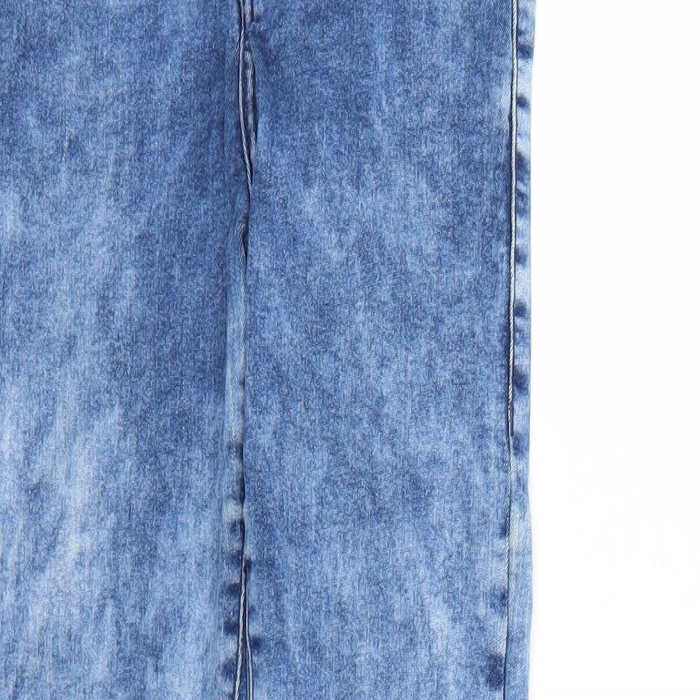 Topshop Womens Blue  Denim Skinny Jeans  L30 in