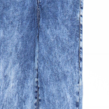 Topshop Womens Blue  Denim Skinny Jeans  L30 in