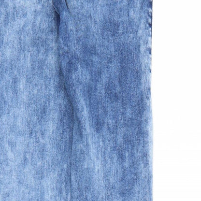 Topshop Womens Blue  Denim Skinny Jeans  L30 in