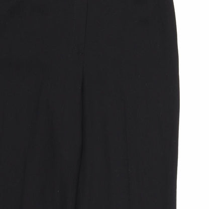Womens UK Size 10 NEXT Regular Fit Dress Pants Black Trousers