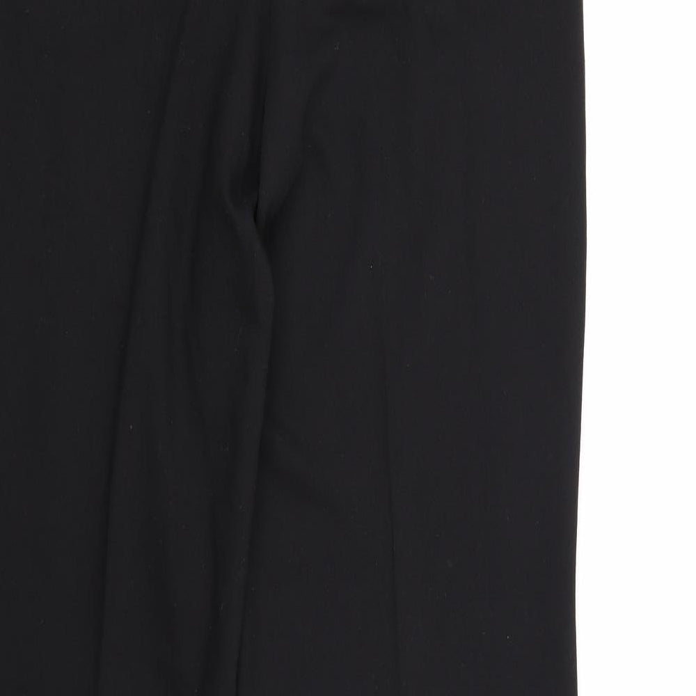 Womens UK Size 10 NEXT Regular Fit Dress Pants Black Trousers