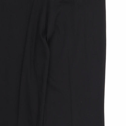 Womens UK Size 10 NEXT Regular Fit Dress Pants Black Trousers
