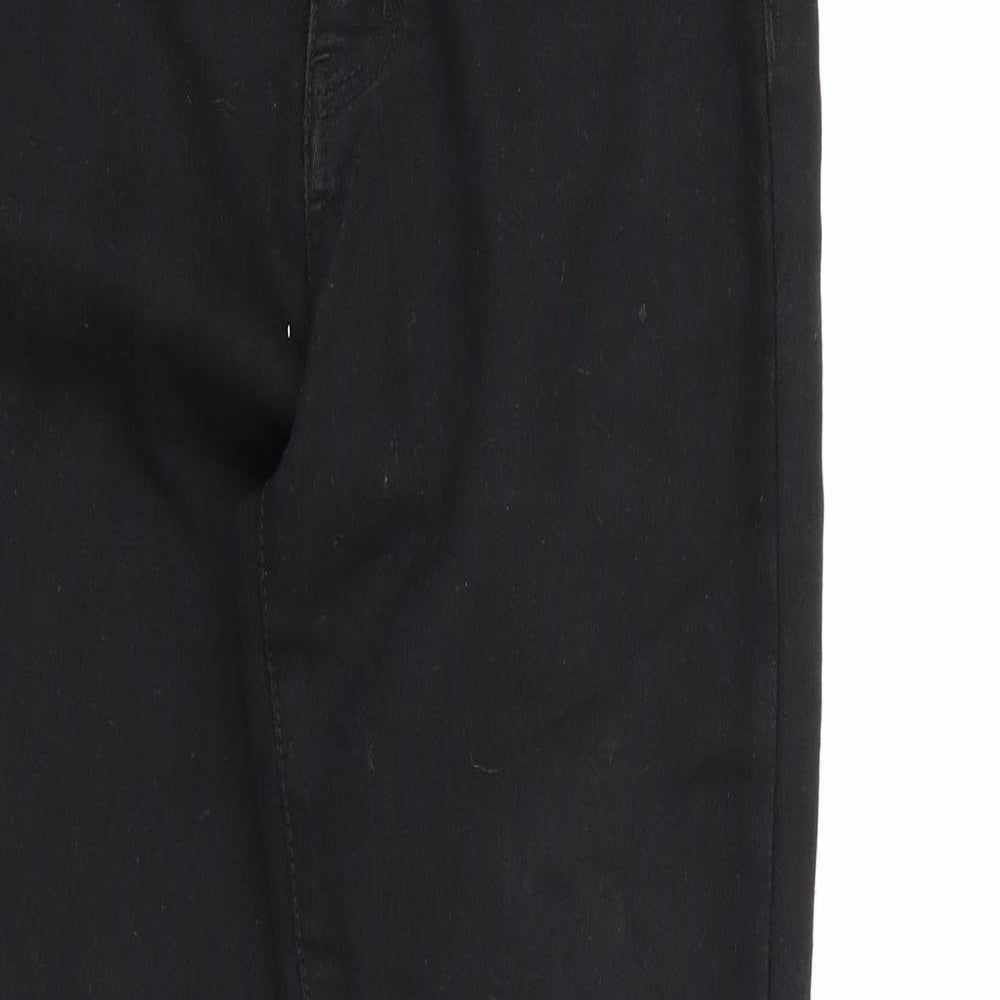 Boohoo Womens Black  Denim Skinny Jeans Size 6 L26 in