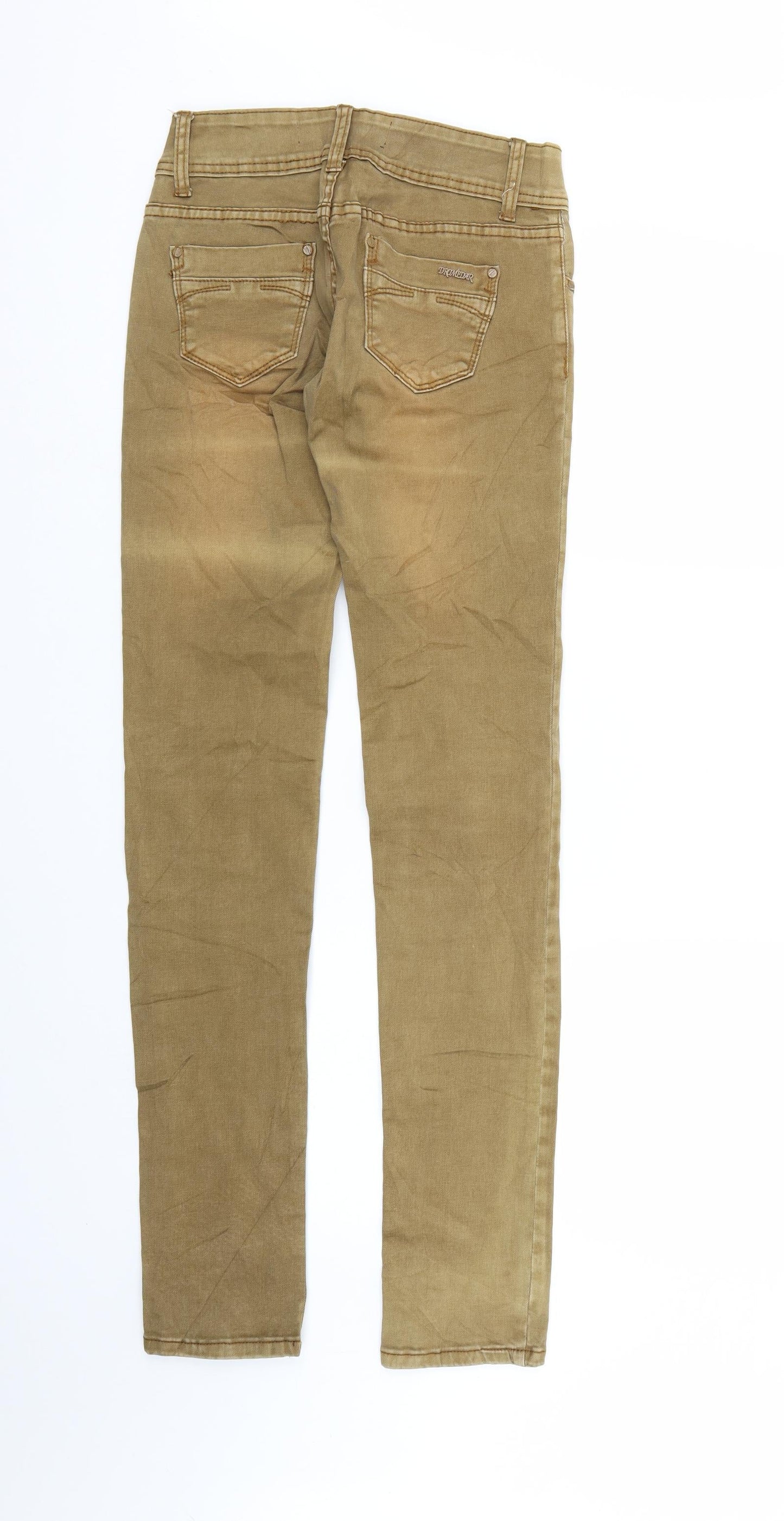 Dromedar Womens Brown  Denim Skinny Jeans Size S L33 in