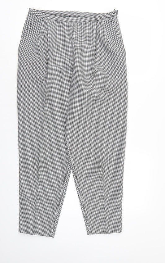 Womens UK Size 14 Marks and Spencer Regular Fit  White Trousers