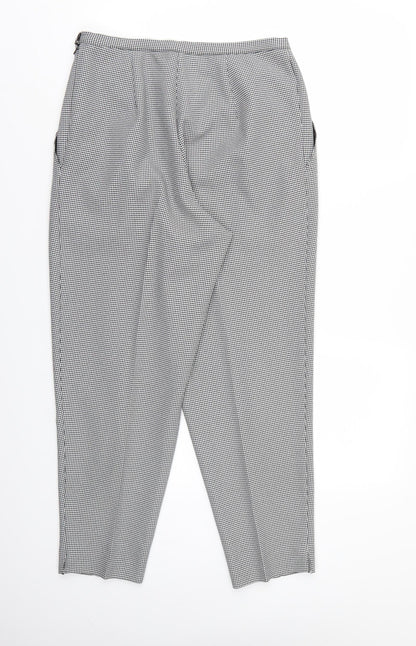 Womens UK Size 14 Marks and Spencer Regular Fit  White Trousers