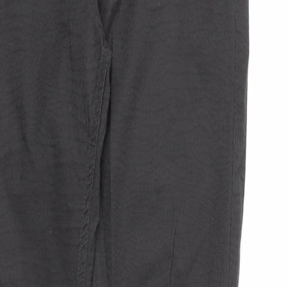 H&M Womens Grey Animal Print Denim Skinny Jeans Size 10 L30 in