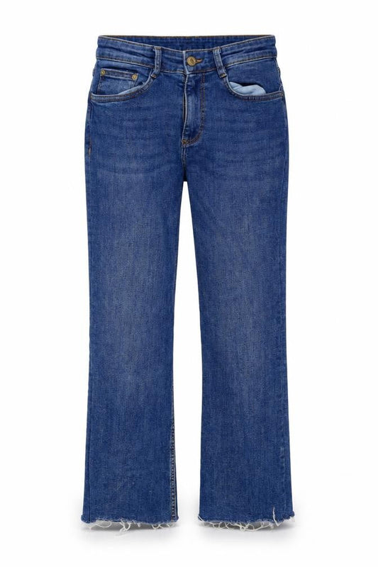Womens UK Size 28 in Zara Regular Fit Straight Blue Jeans