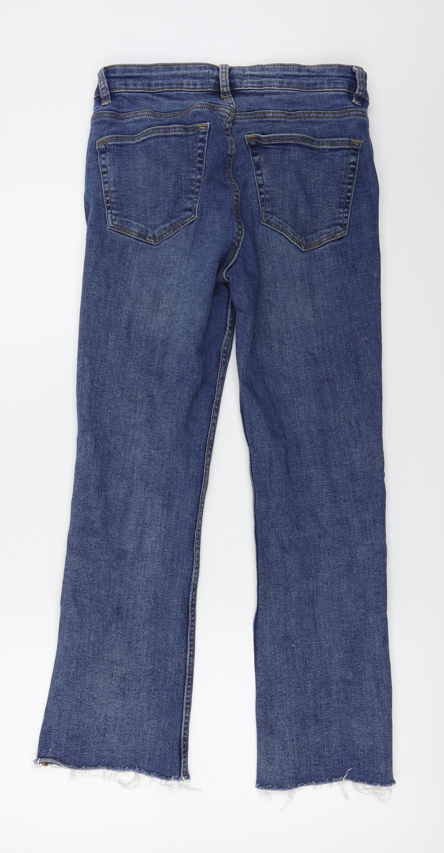 Zara Womens Blue   Straight Jeans Size 28 in L24 in