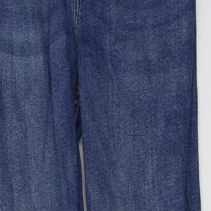 Zara Womens Blue   Straight Jeans Size 28 in L24 in