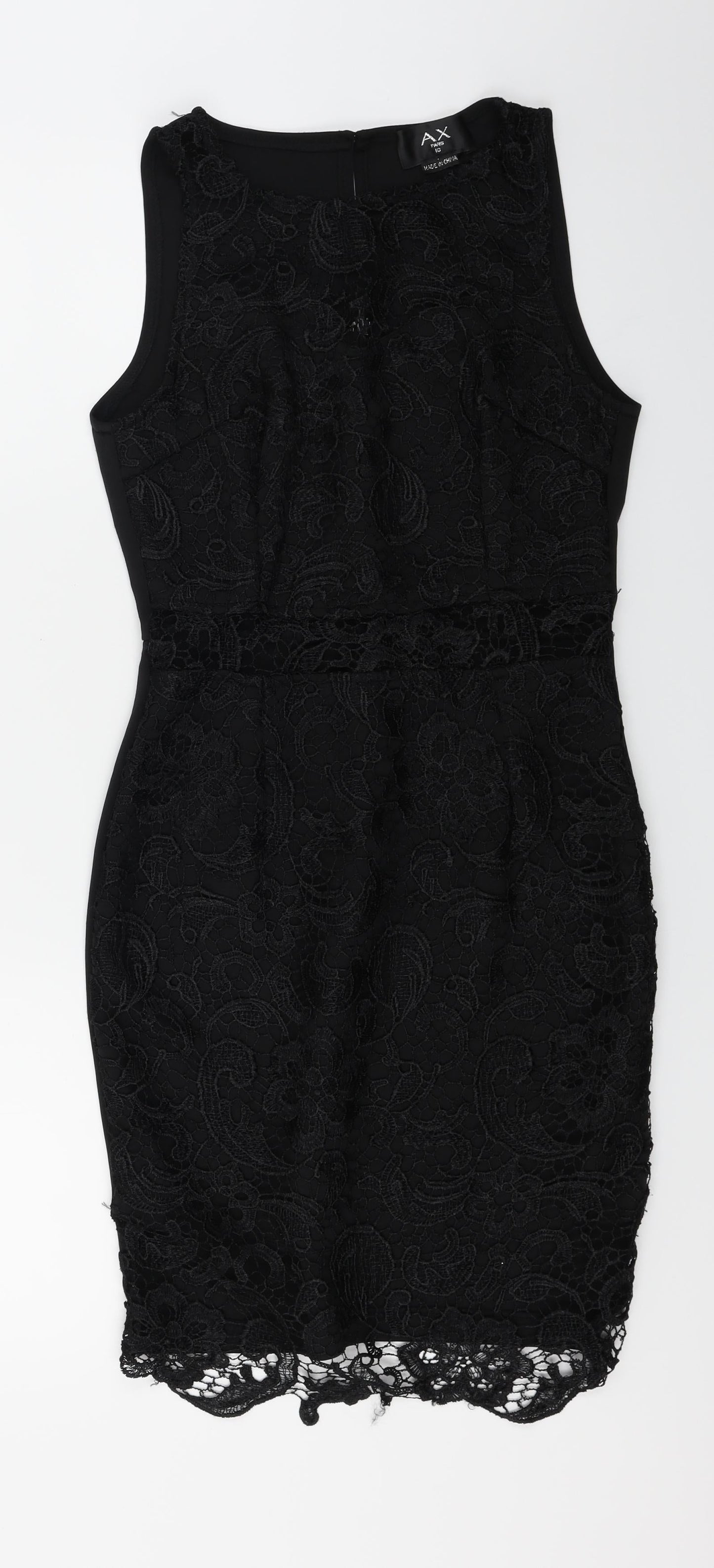 AX Womens Black   Bodycon  Size 10