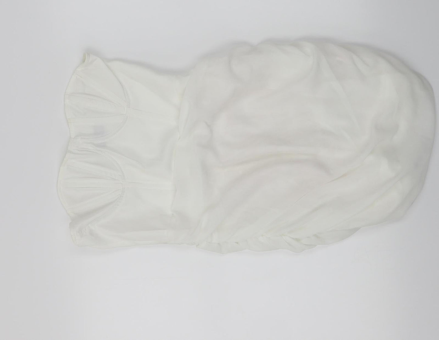 PRETTYLITTLETHING Womens White   Bodycon  Size 8