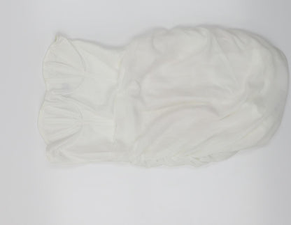 PRETTYLITTLETHING Womens White   Bodycon  Size 8