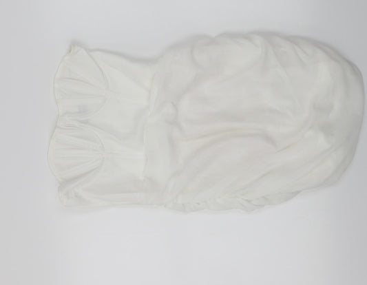 PRETTYLITTLETHING Womens White   Bodycon  Size 8