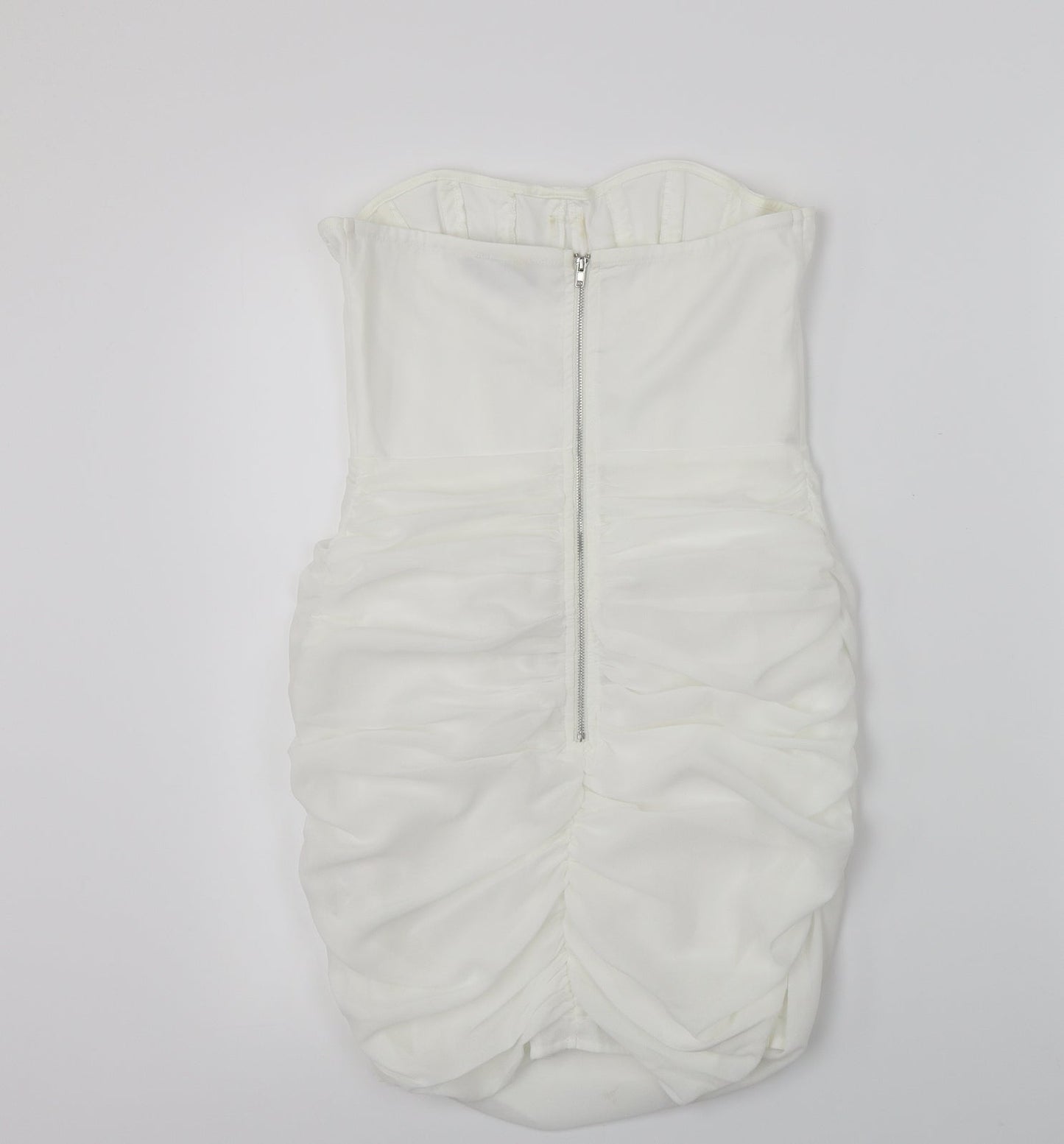 PRETTYLITTLETHING Womens White   Bodycon  Size 8