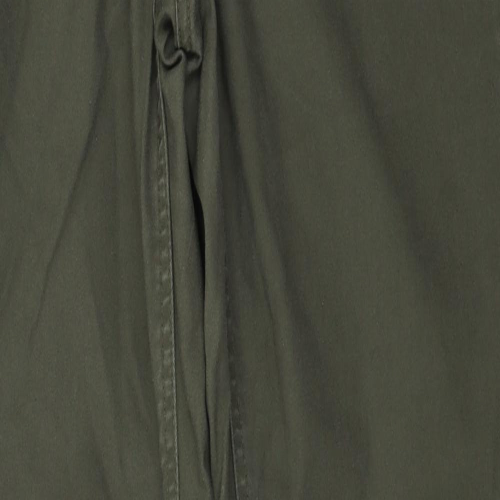 Womens UK Size 34 in H&M Regular Fit  Green Trousers