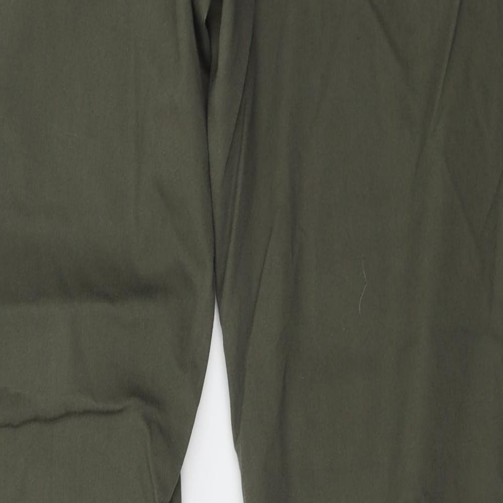Womens UK Size 34 in H&M Regular Fit  Green Trousers