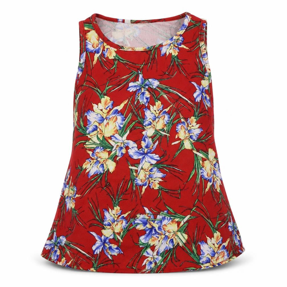 Womens UK Size 14 Peacocks Red Basic Blouse