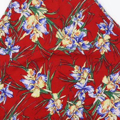 Womens UK Size 14 Peacocks Red Basic Blouse