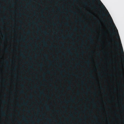 Next  Womens Green Animal Print  Pullover Jumper Size 12