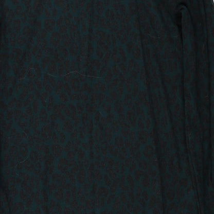 Next  Womens Green Animal Print  Pullover Jumper Size 12