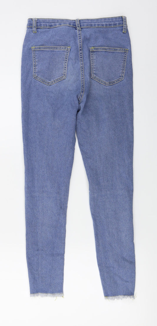 Boohoo  Womens Blue   Skinny Jeans Size 8 L24 in