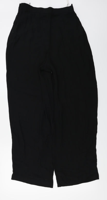 Womens UK Size 12 Wallis Regular Fit  Black Trousers