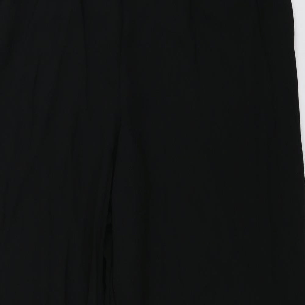 Womens UK Size 12 Wallis Regular Fit  Black Trousers