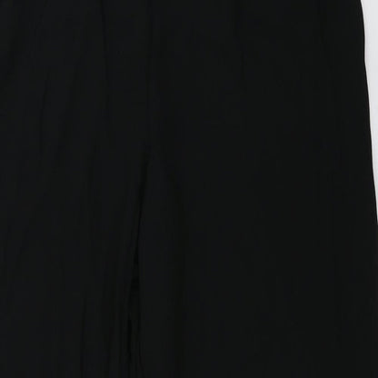 Womens UK Size 12 Wallis Regular Fit  Black Trousers