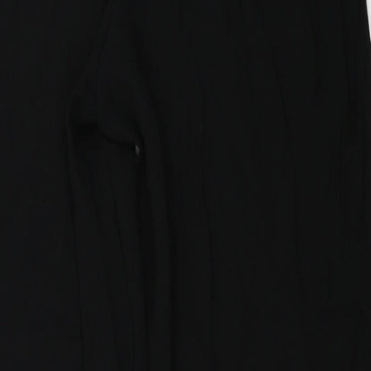 Womens UK Size 12 Wallis Regular Fit  Black Trousers