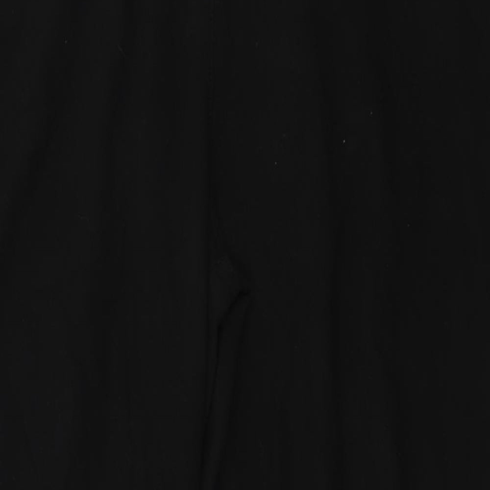 WOW Womens Black   Trousers  Size 14 L22 in
