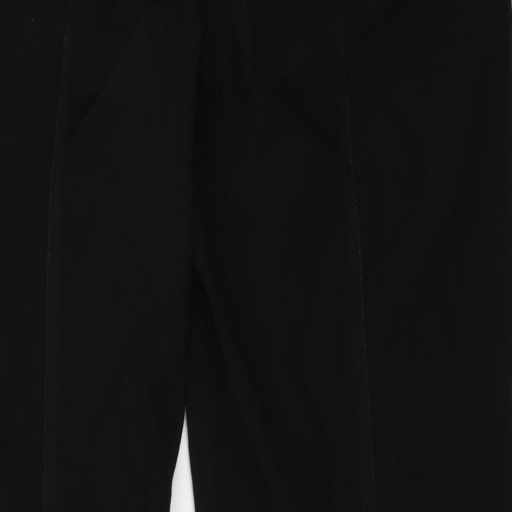 WOW Womens Black   Trousers  Size 14 L22 in